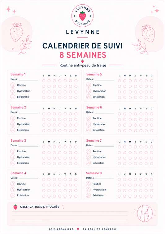 Calendrier de suivi 8 semaines