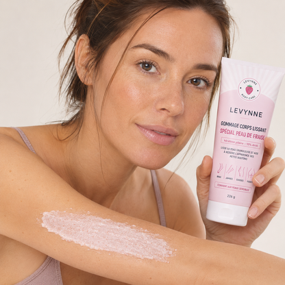 Gommage anti peau de fraise